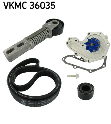 SKF Wasserpumpe + Keilrippenriemensatz